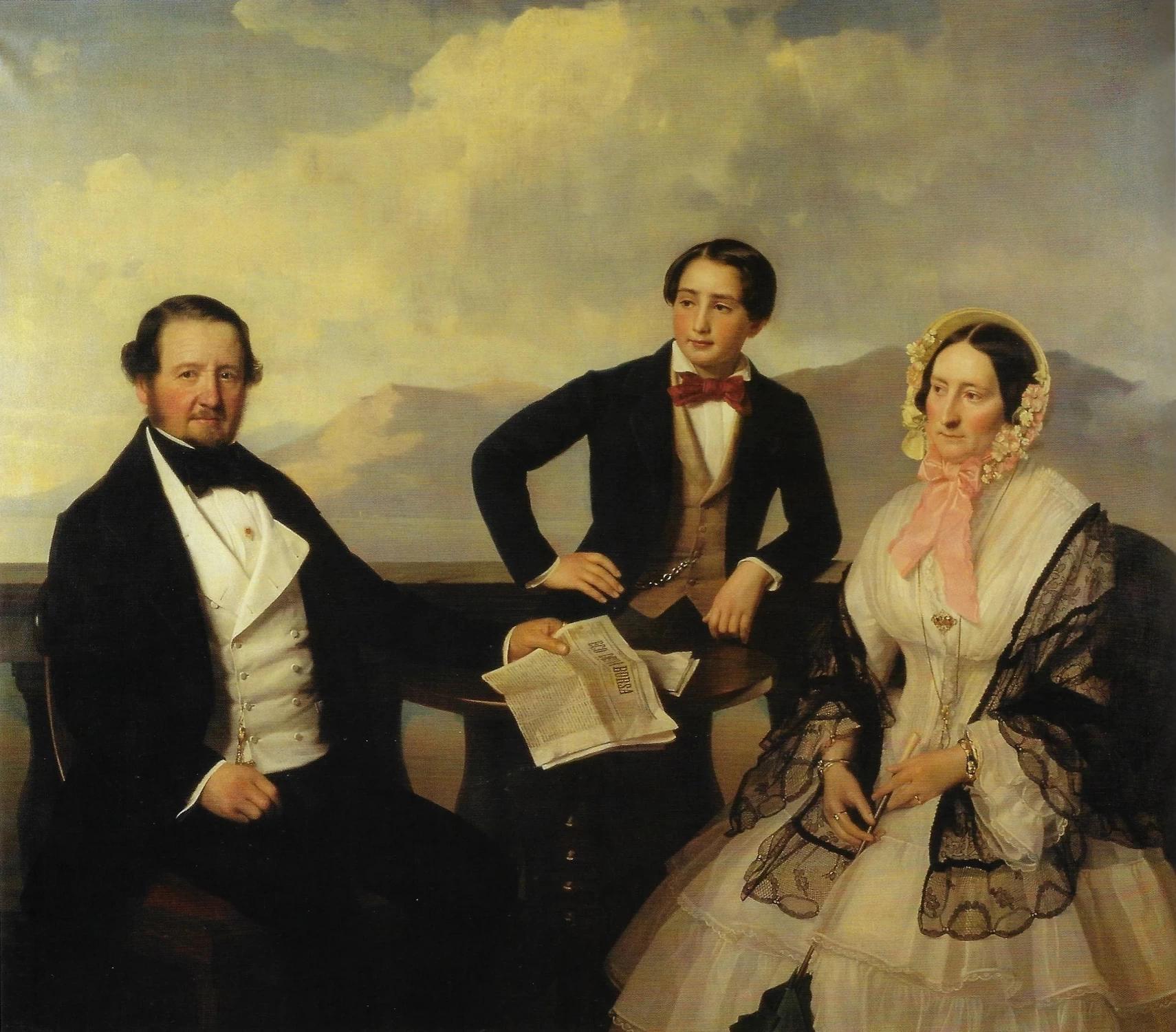 Ritratto della famiglia Tacchi - 1850, Cassa di Risparmio di Carrara